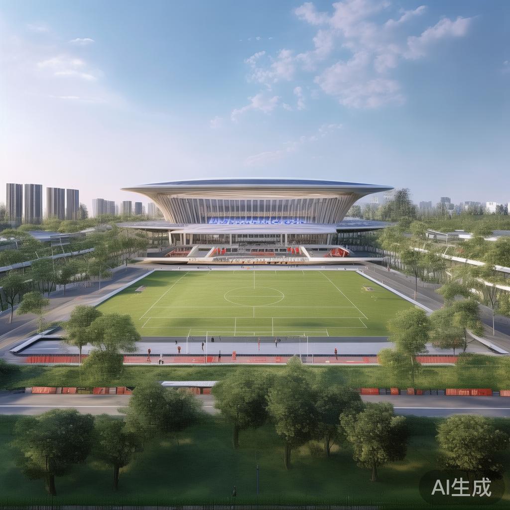 首先，博雅体育中心的未来发展定位，是打造区域内具有